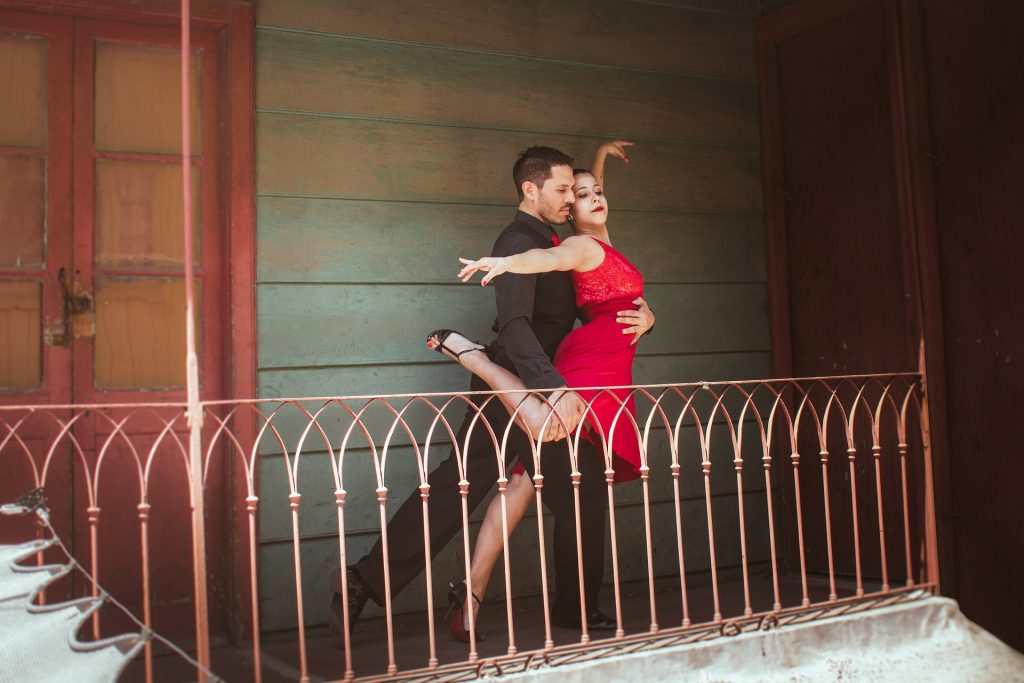 Couple de danseurs de Tango
